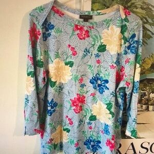 Floral Women's Top - Multicolor